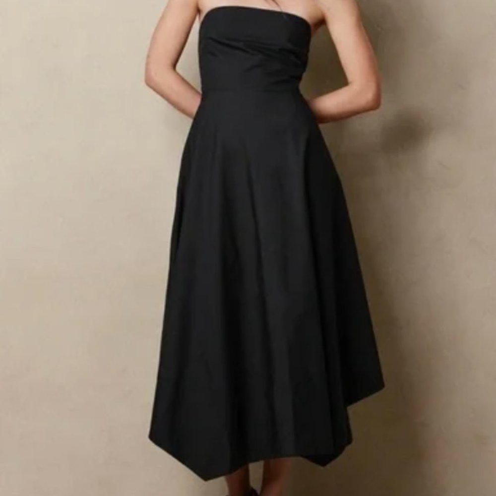Banana Republic ASYMMETRICAL-HEM MIDI DRESS